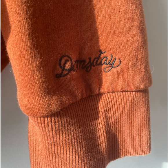 BURNT ORANGE DOOMSDAY CO. CREWNECK - Picture 3 of 6